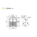 LTE-5122S 2W IP54 revolving warning light